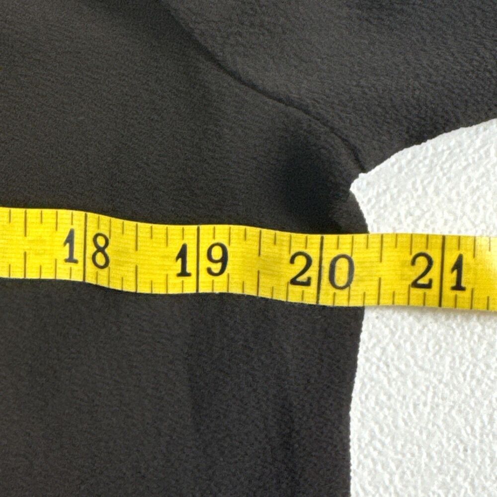 NSR Black Tie Neck Keyhole Blouse Size XS - Picture 12 of 12